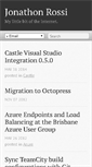 Mobile Screenshot of jonorossi.com
